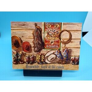 Leanin' Tree Greeting Birthday Card Western Tradition By Lisa Danielle